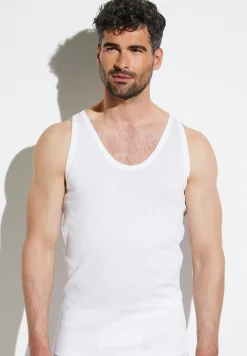 Zimmerli Tank Tops>Businessclass White