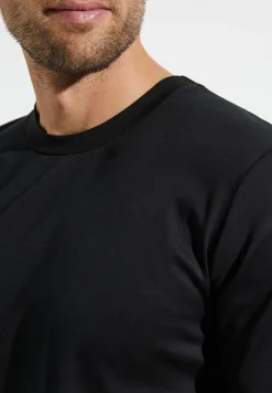 Zimmerli T-Shirts>Businessclass Shirtkurzarm-Black