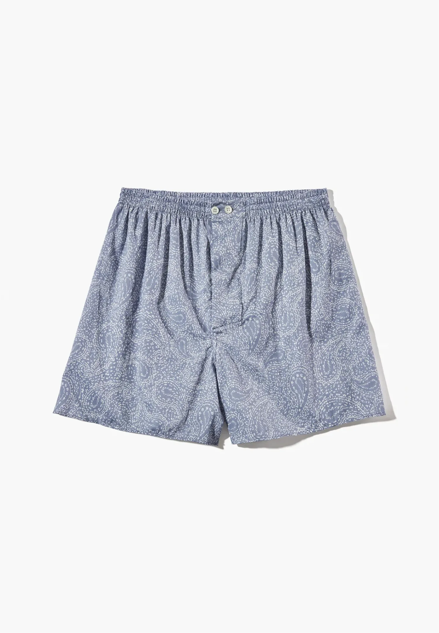 Zimmerli Boxershorts>Cottonsateenprint Paisleyblue