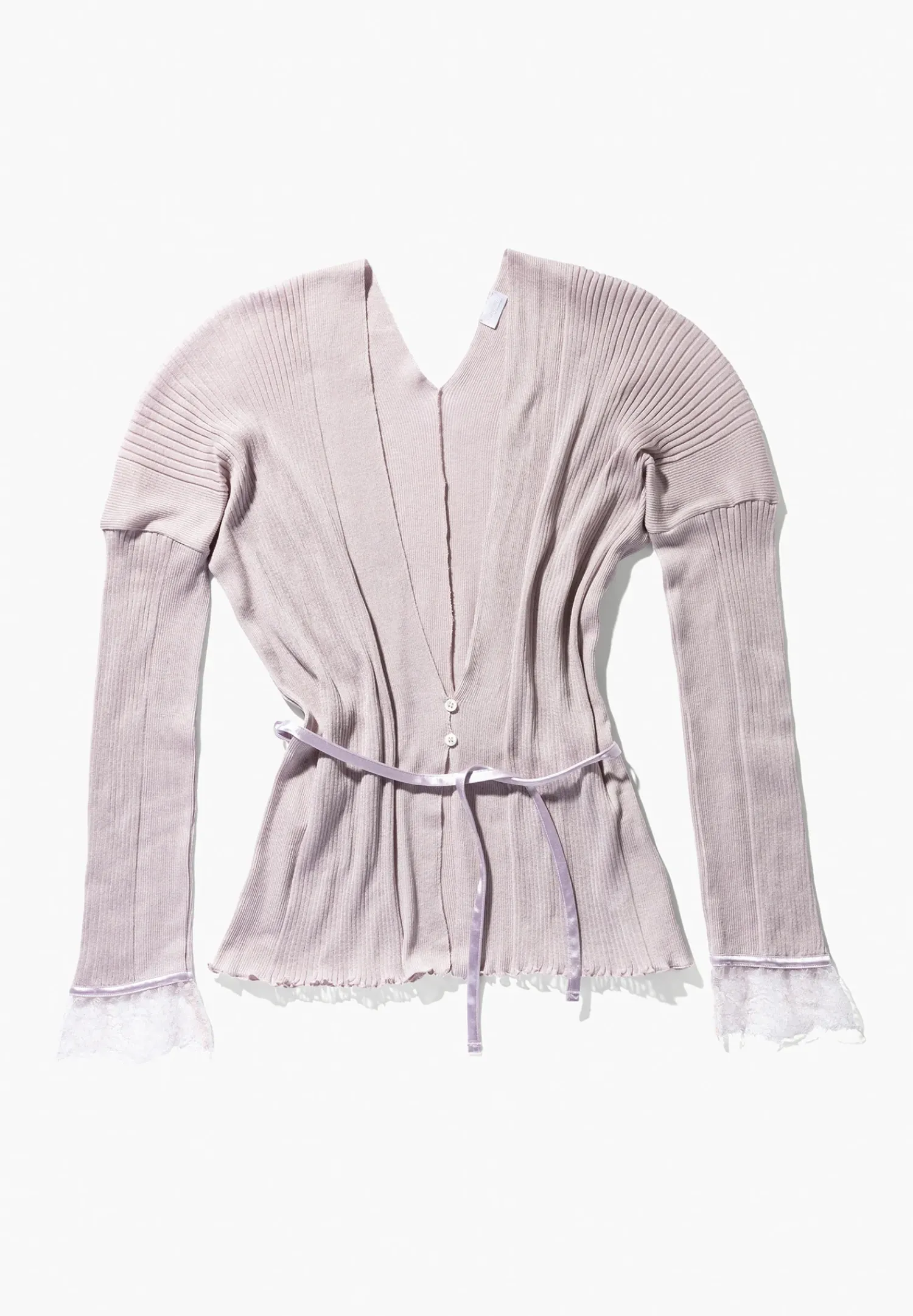 Zimmerli Langarm Shirts>Cotton/Silkrib Lilac