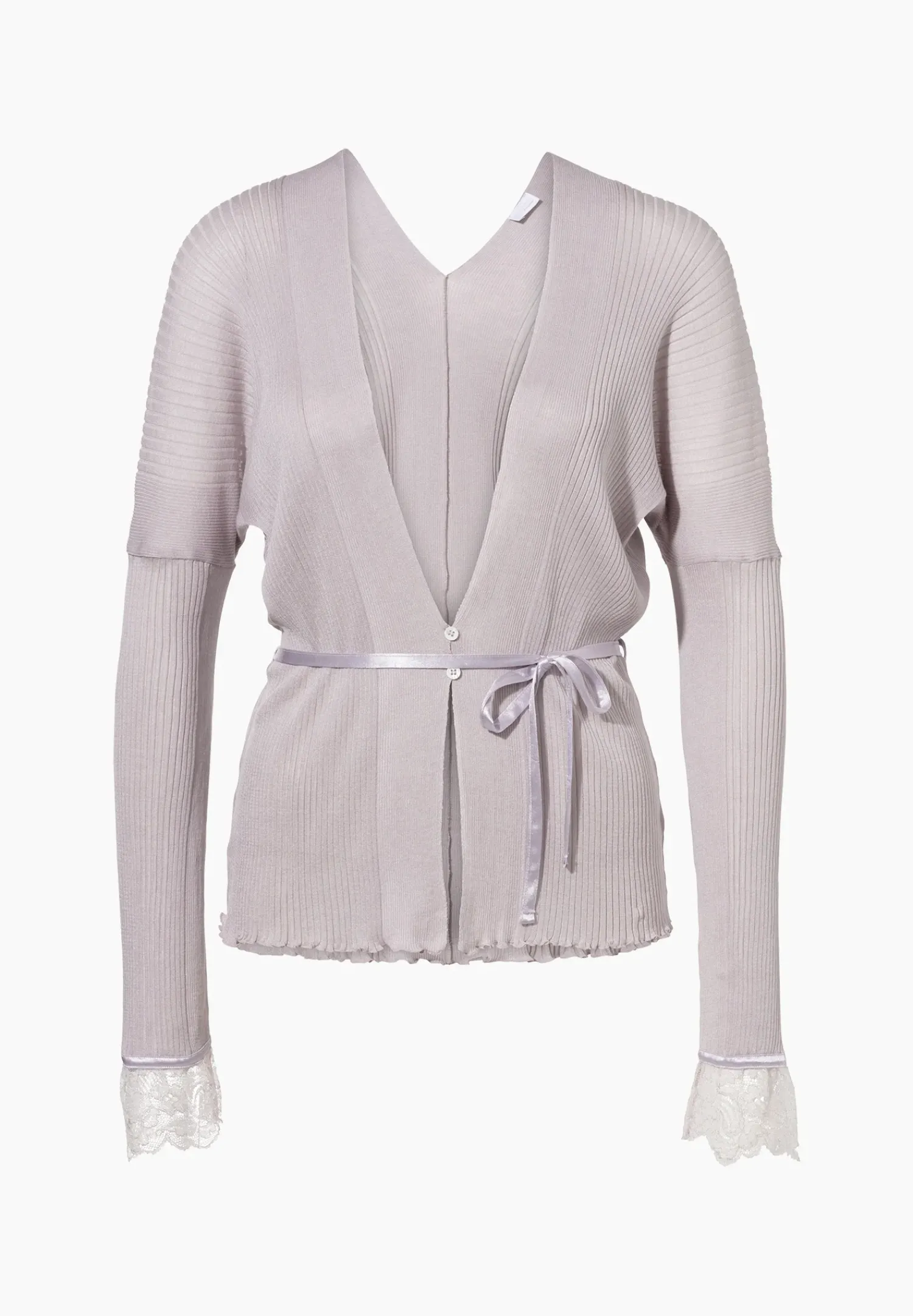 Zimmerli Langarm Shirts>Cotton/Silkrib Lilac