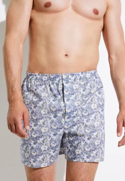 Zimmerli Hosen>Cottonvoileprint Yellow-Blue