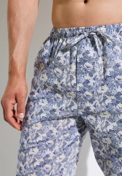 Zimmerli Hosen>Cottonvoileprint Yellow-Blue