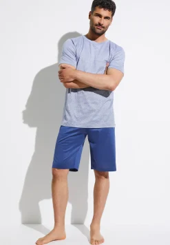 Zimmerli Pyjamas>Filodiscoziastripes Lightbluestripes