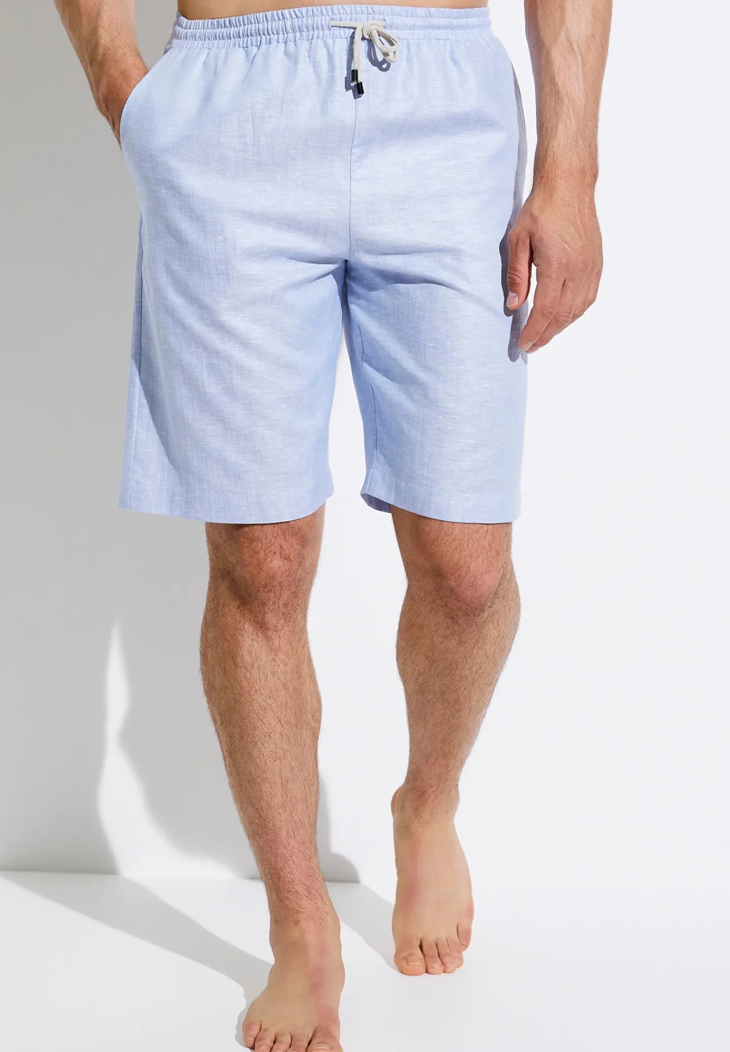Zimmerli Hosen>Linenblend Lightblue