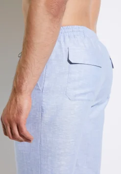 Zimmerli Hosen>Linenblend Lightblue