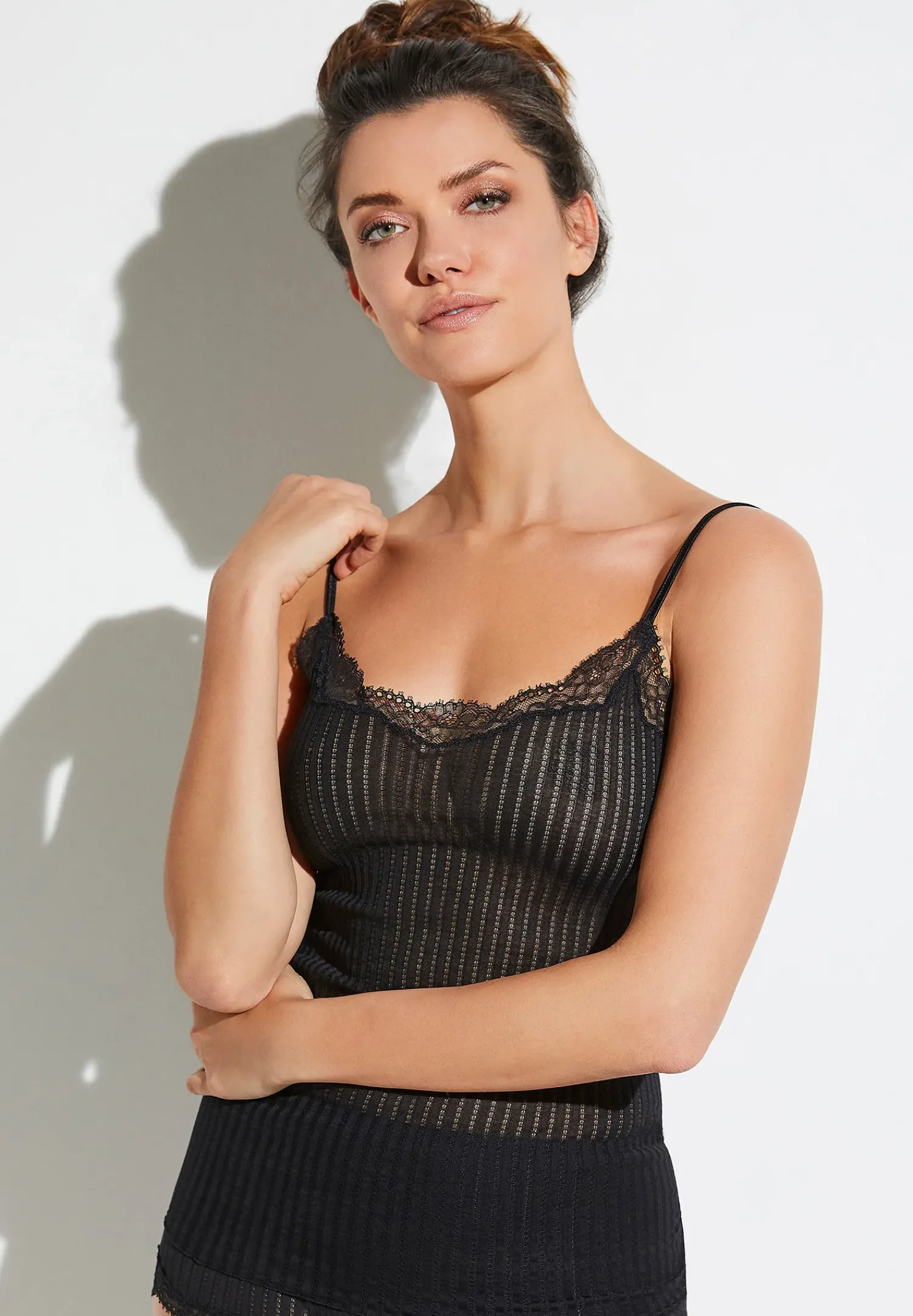 Zimmerli Spaghetti Tops>Maudeprive Black
