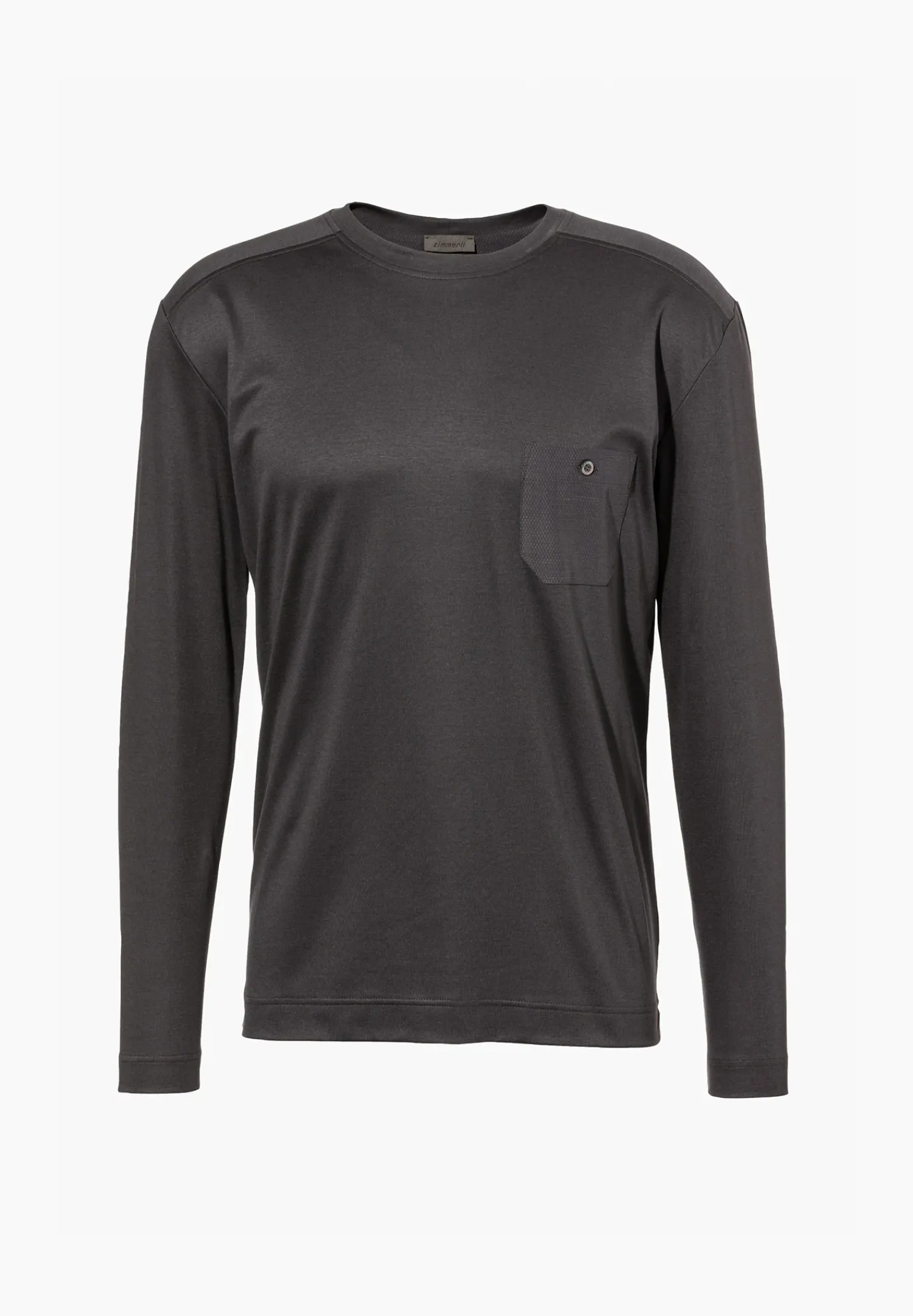 Zimmerli Langarm Shirts>Modernlounge Shirtlangarm-Phantom