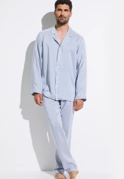 Zimmerli Pyjamas>Pinstripes Bluestripes