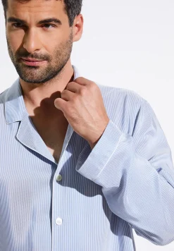 Zimmerli Pyjamas>Pinstripes Bluestripes