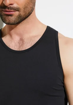 Zimmerli Tank Tops>Purecomfort Black