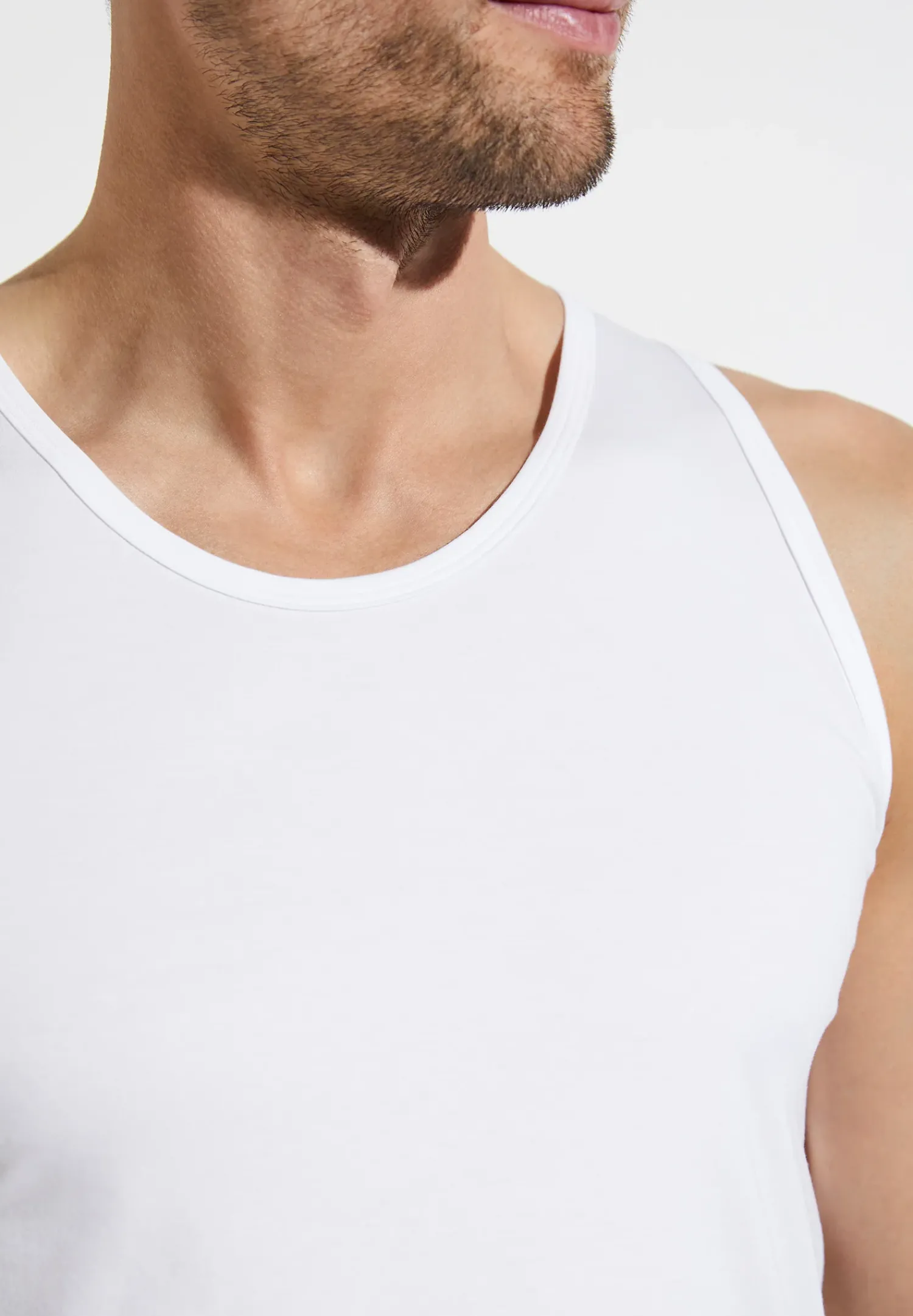 Zimmerli Tank Tops>Purecomfort White
