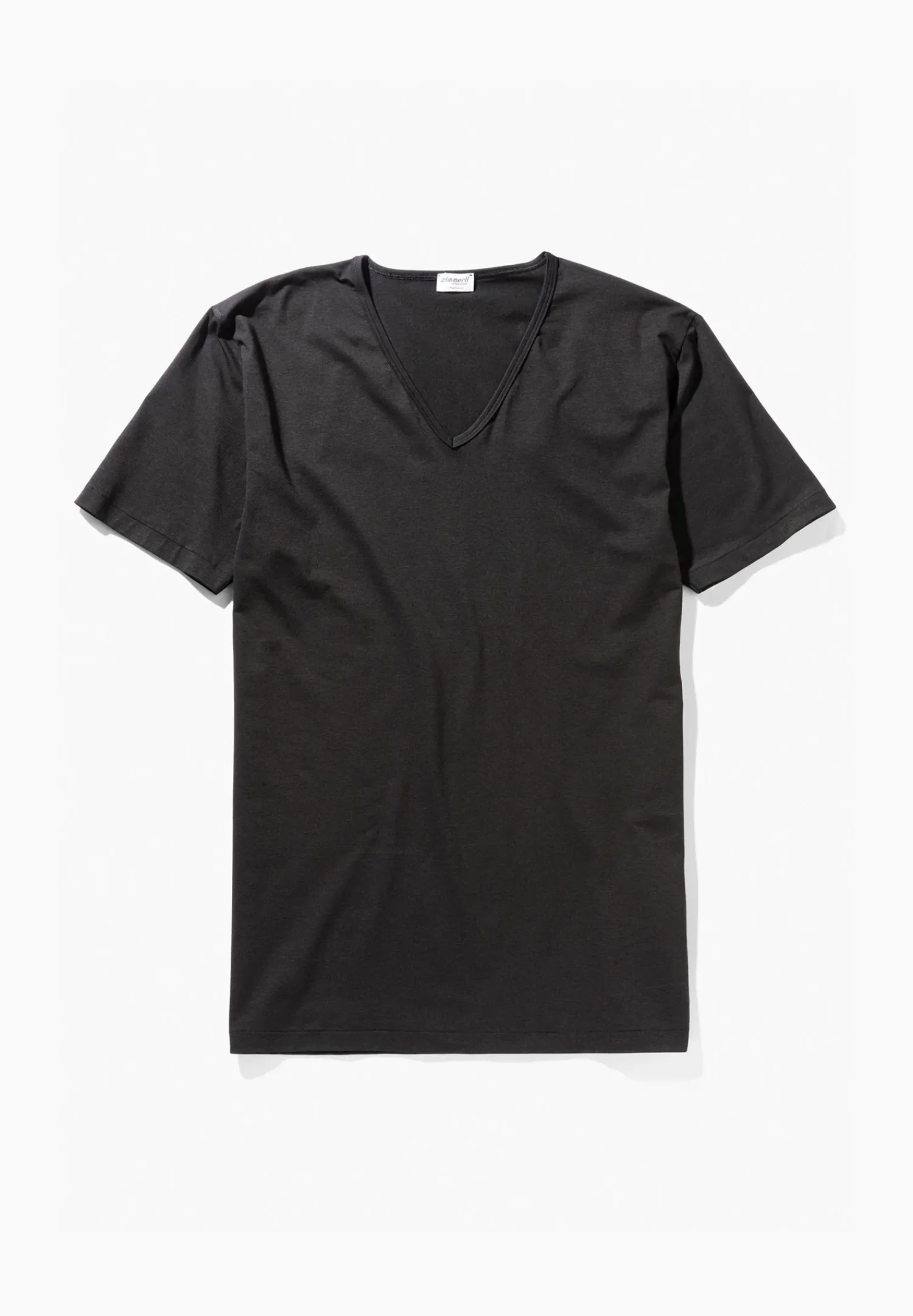 Zimmerli T-Shirts>Purecomfort Shirtkurzarmv-Ausschnitt-Black
