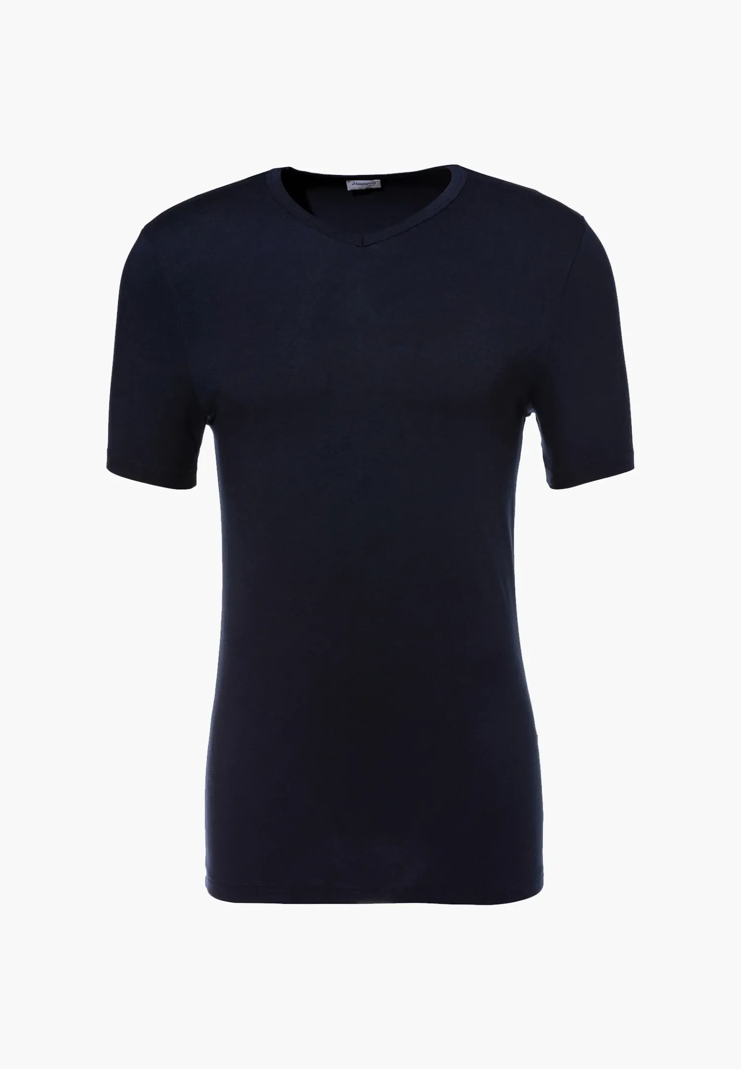 Zimmerli T-Shirts>Pureness Shirtkurzarmv-Ausschnitt-Navy