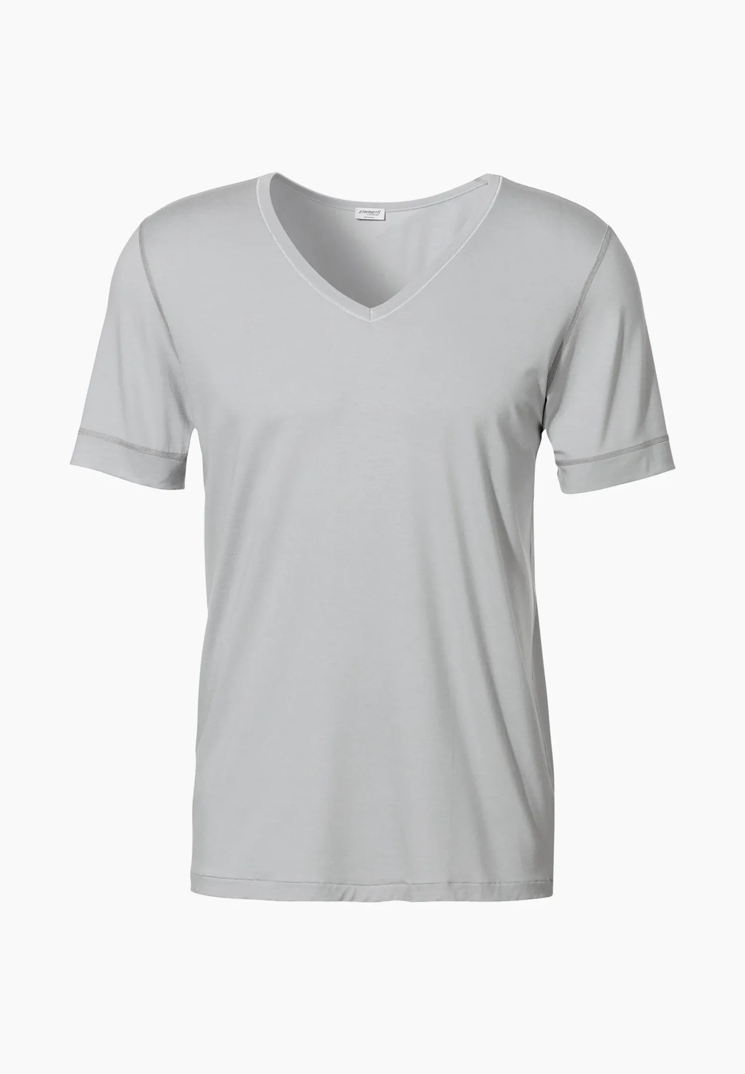 Zimmerli T-Shirts>Pureness Shirtkurzarmv-Ausschnitt-Cloudgrey