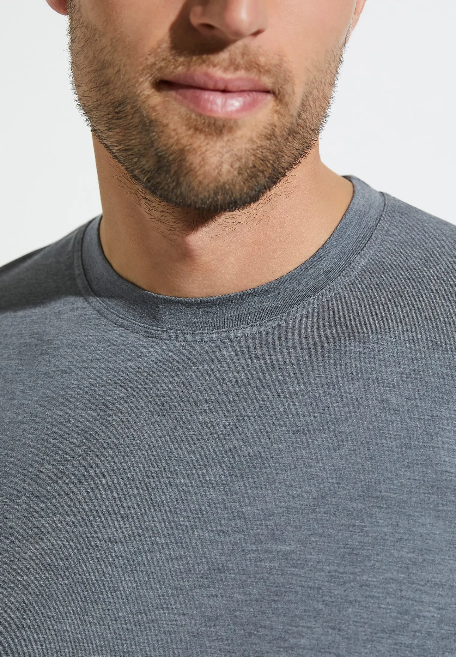 Zimmerli T-Shirts>Pureness Shirtkurzarm-Greymelange