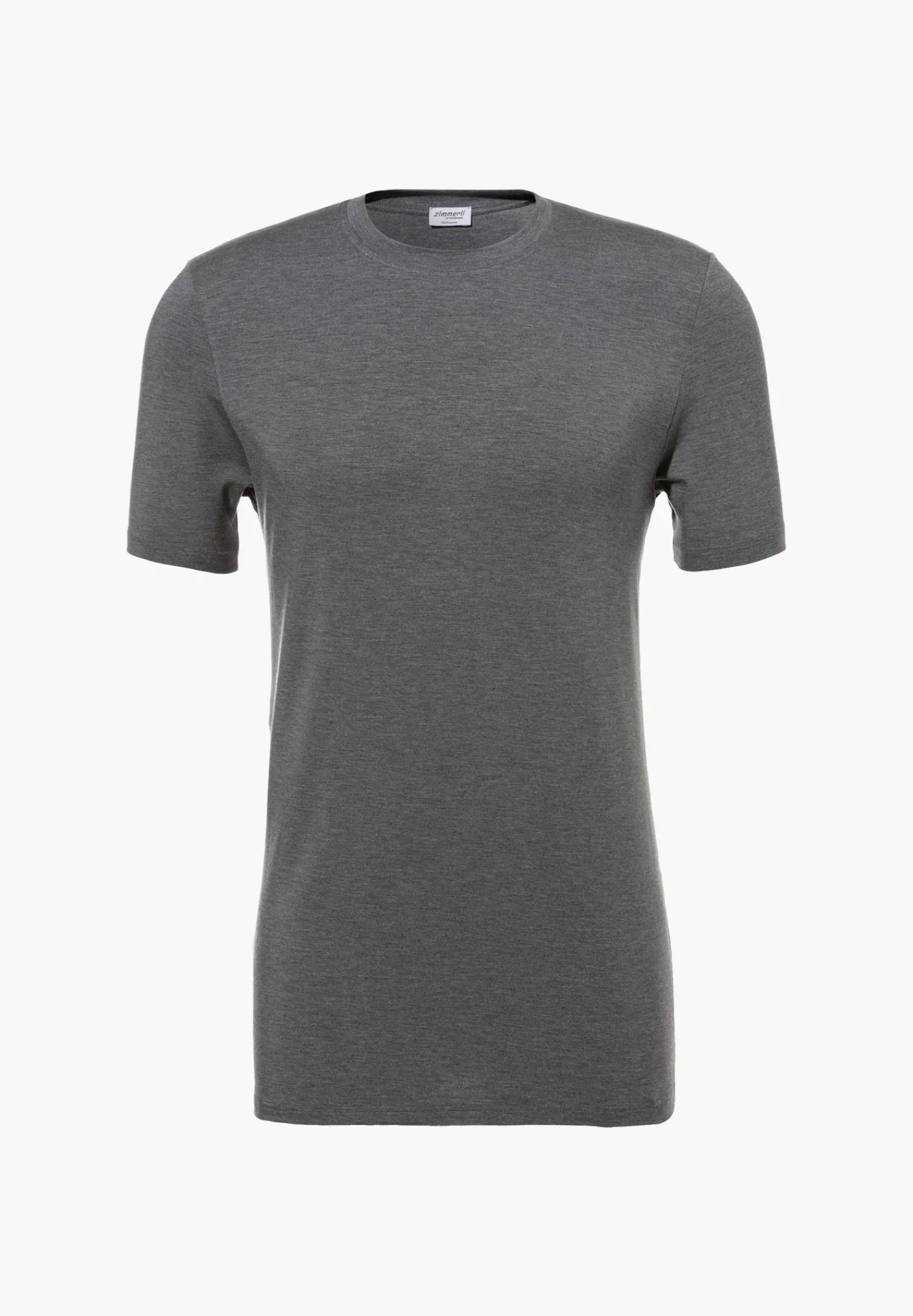 Zimmerli T-Shirts>Pureness Shirtkurzarm-Greymelange