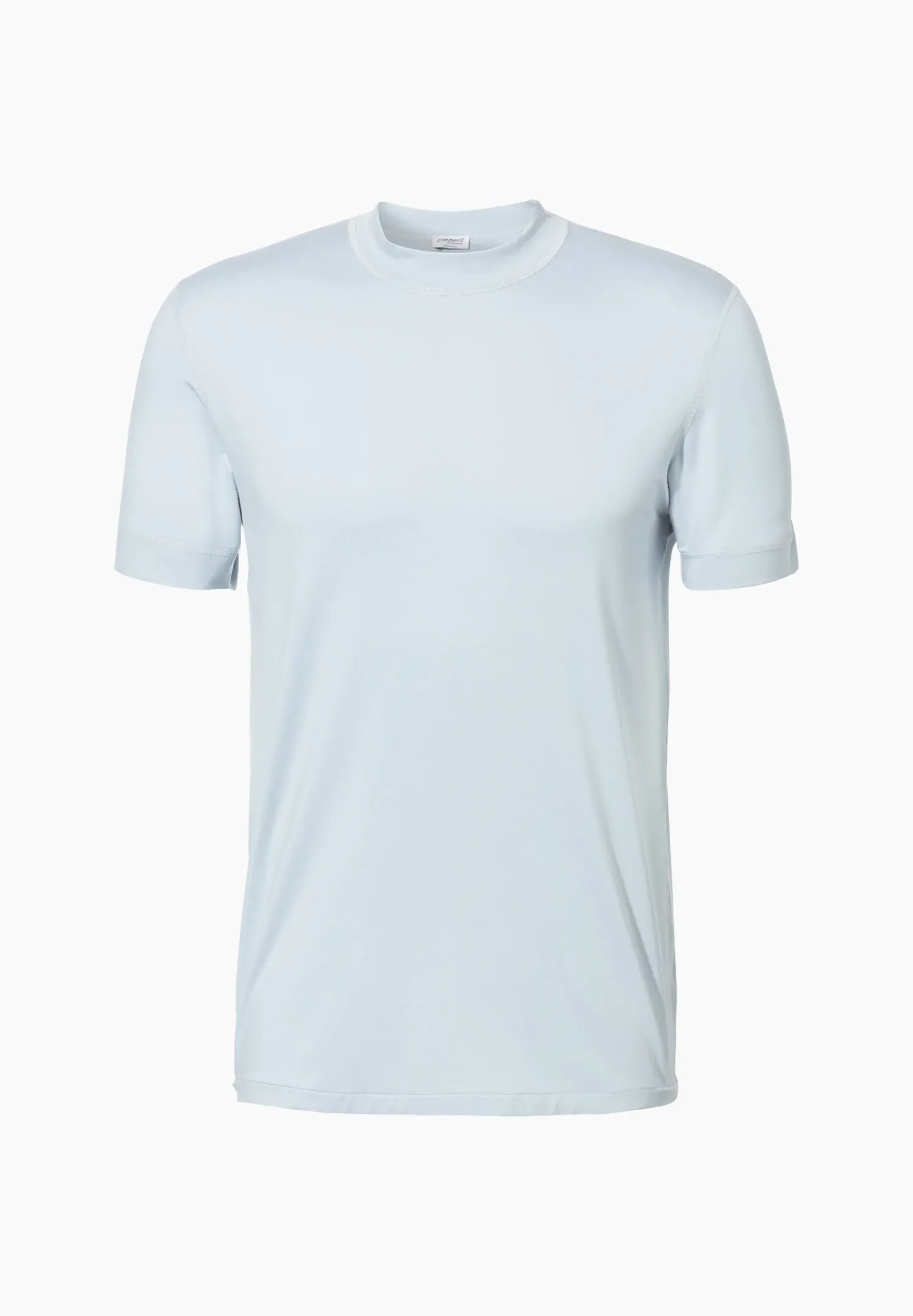 Zimmerli T-Shirts>Pureness Shirtkurzarm-Skyblue