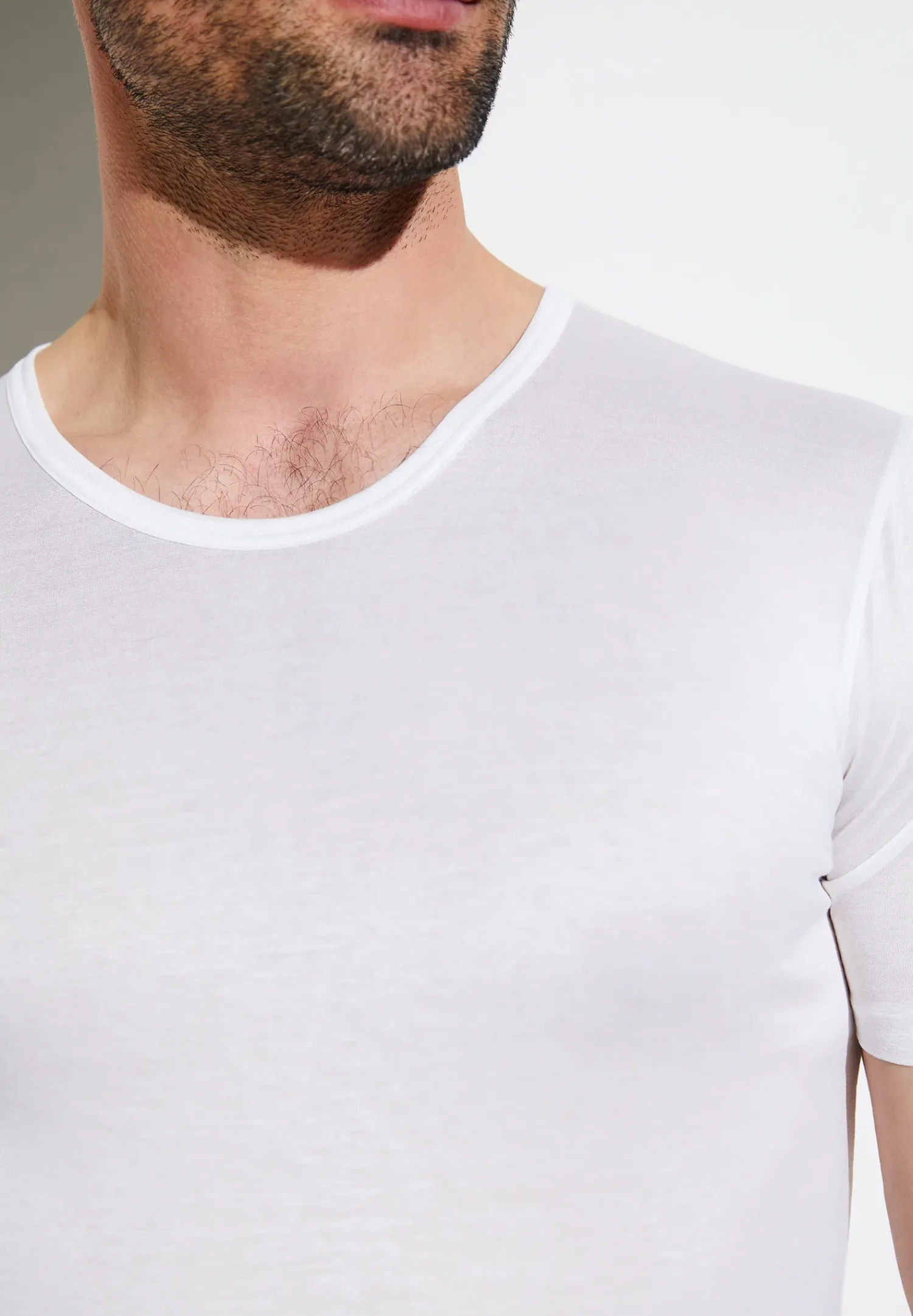 Zimmerli T-Shirts>Royalclassic Shirtkurzarm-White
