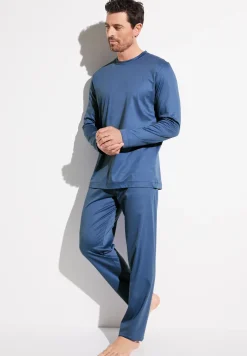 Zimmerli Pyjamas>Seaisland Blue