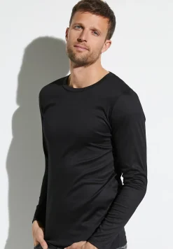 Zimmerli T-Shirts>Seaisland Shirtlangarm-Black