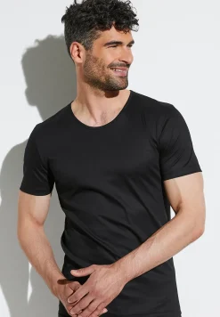 Zimmerli T-Shirts>Seaisland Shirtkurzarm-Black