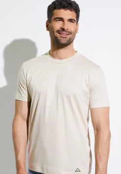 Zimmerli T-Shirts>Seaisland Shirtkurzarm-Oatmeal