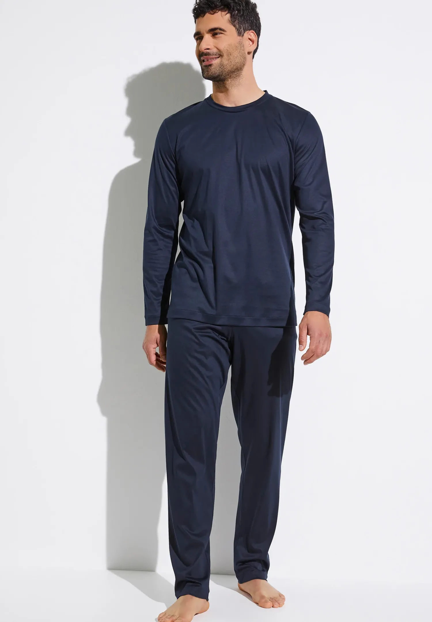 Zimmerli Pyjamas>Seaisland Twilightblue