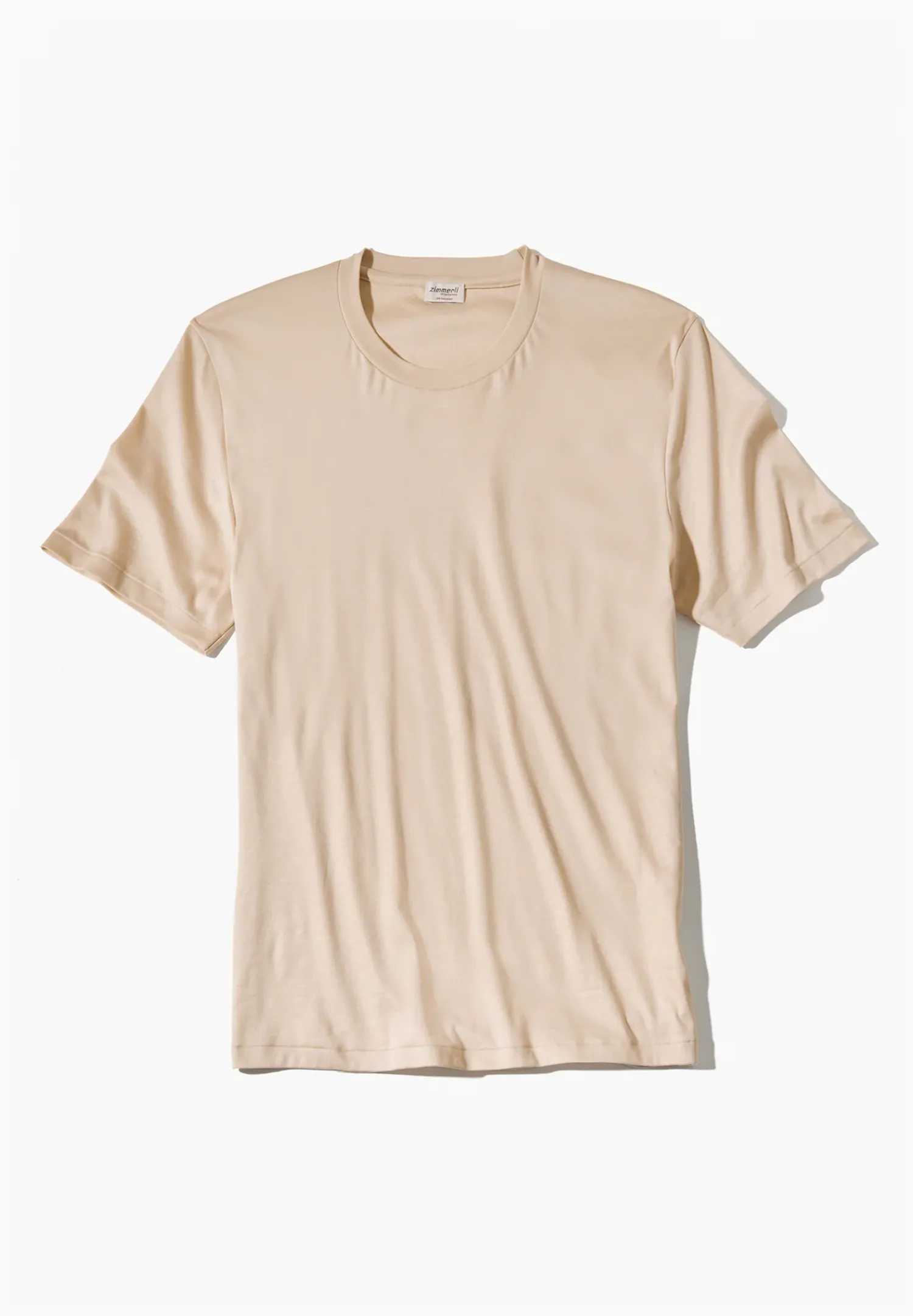 Zimmerli T-Shirts>Seaisland Shirtkurzarm-Oatmeal