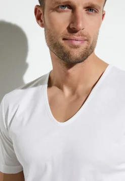 Zimmerli T-Shirts>Seaisland Shirtkurzarmv-Ausschnitt-White