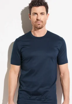 Zimmerli T-Shirts>Seaisland Shirtkurzarm-Twilightblue