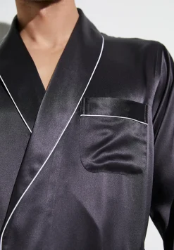 Zimmerli Morgenmäntel>Silknightwear Anthrazit