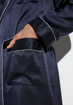 Zimmerli Morgenmäntel>Silknightwear Navy