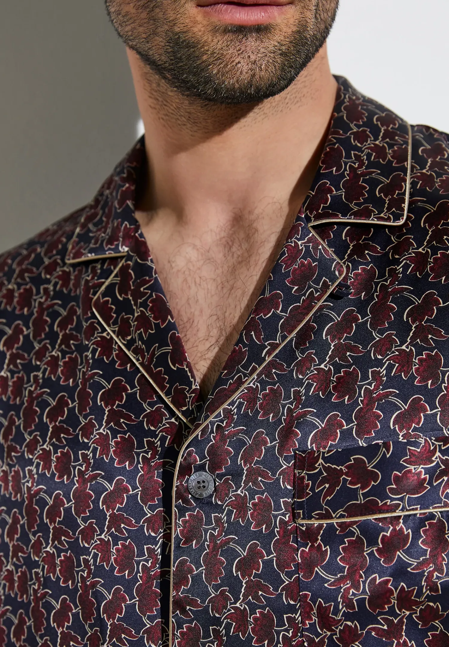 Zimmerli Pyjamas>Silknightwear Leaves