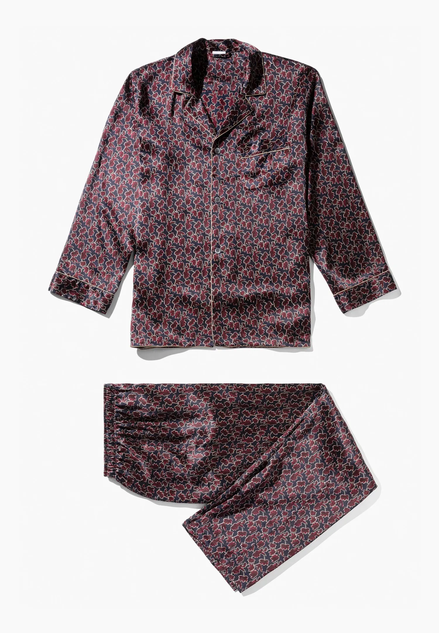 Zimmerli Pyjamas>Silknightwear Leaves