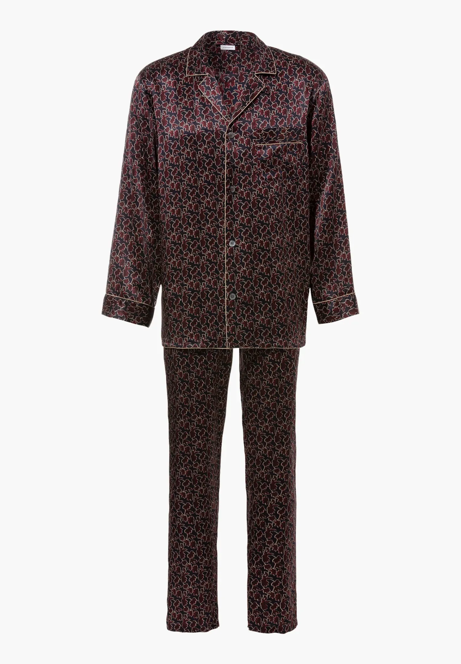 Zimmerli Pyjamas>Silknightwear Leaves