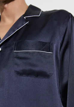Zimmerli Pyjamas>Silknightwear Navy
