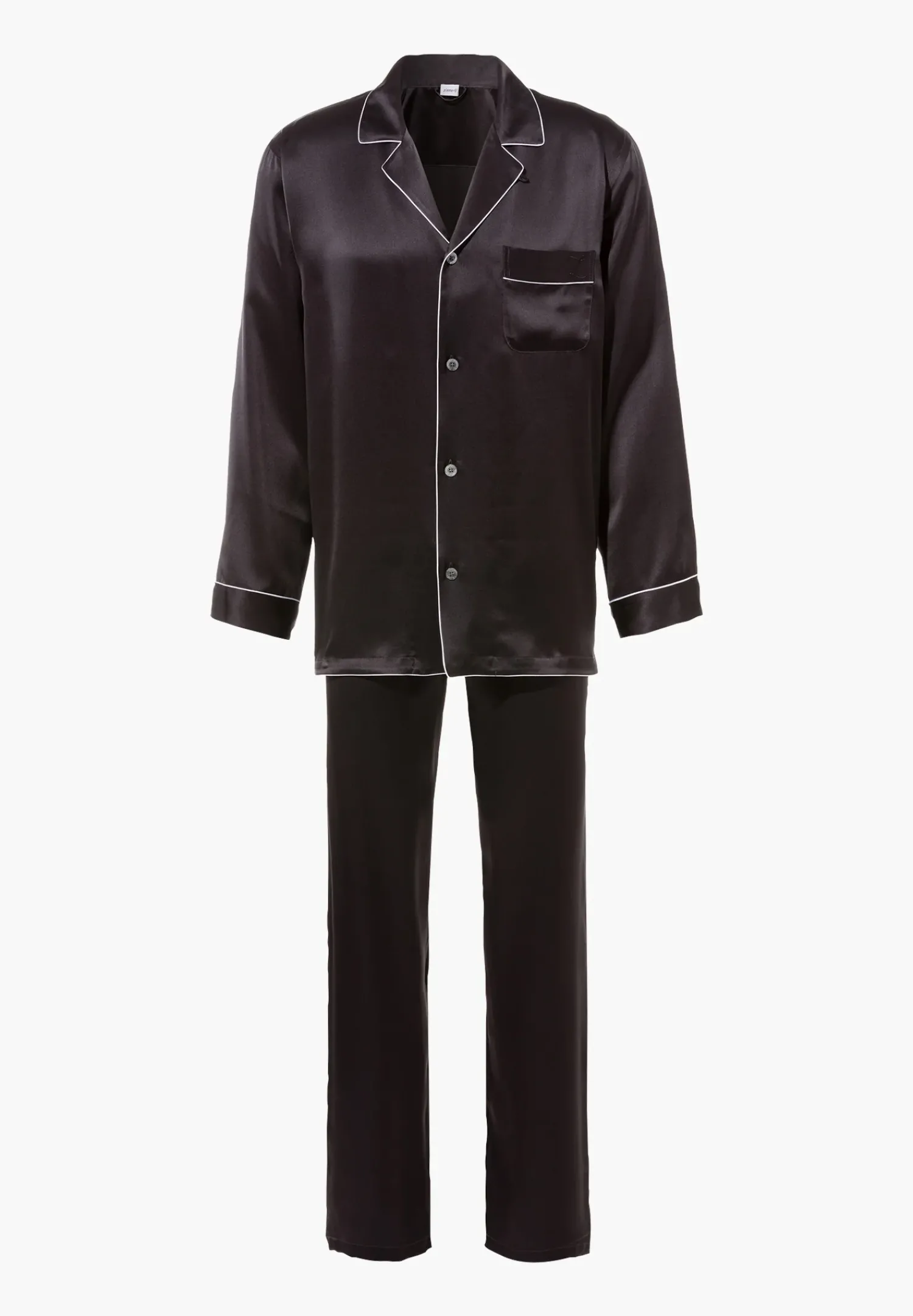 Zimmerli Pyjamas>Silknightwear Anthrazit