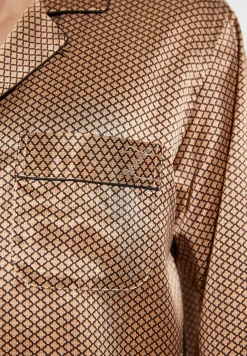 Zimmerli Pyjamas>Silknightwear Fantasygold