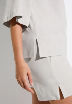 Zimmerli Pullover>Summerlounge Shirt3/4-Armel-Lightgrey