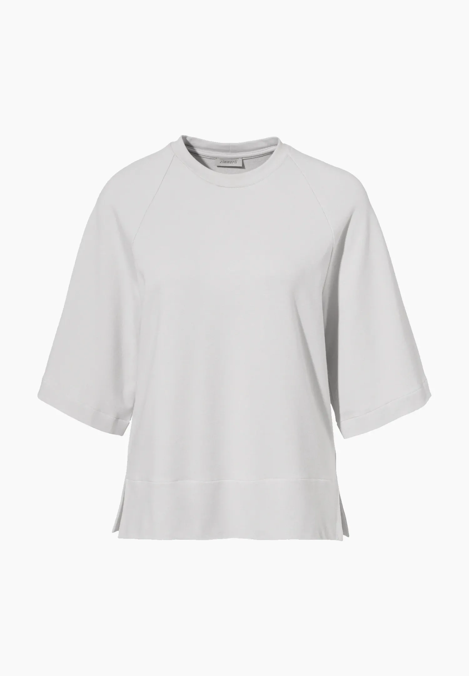 Zimmerli T-Shirts>Summerlounge Shirt3/4-Armel-Lightgrey