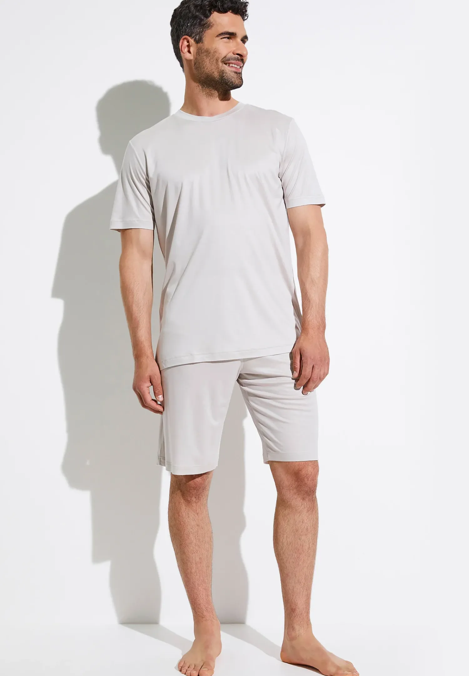 Zimmerli Pyjamas>Sustainableluxury Lightgrey