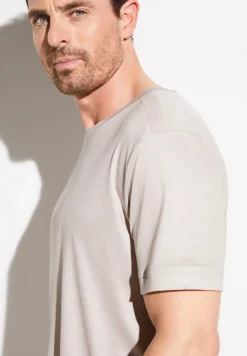 Zimmerli T-Shirts>Sustainableluxury Shirtkurzarm-Lightgrey