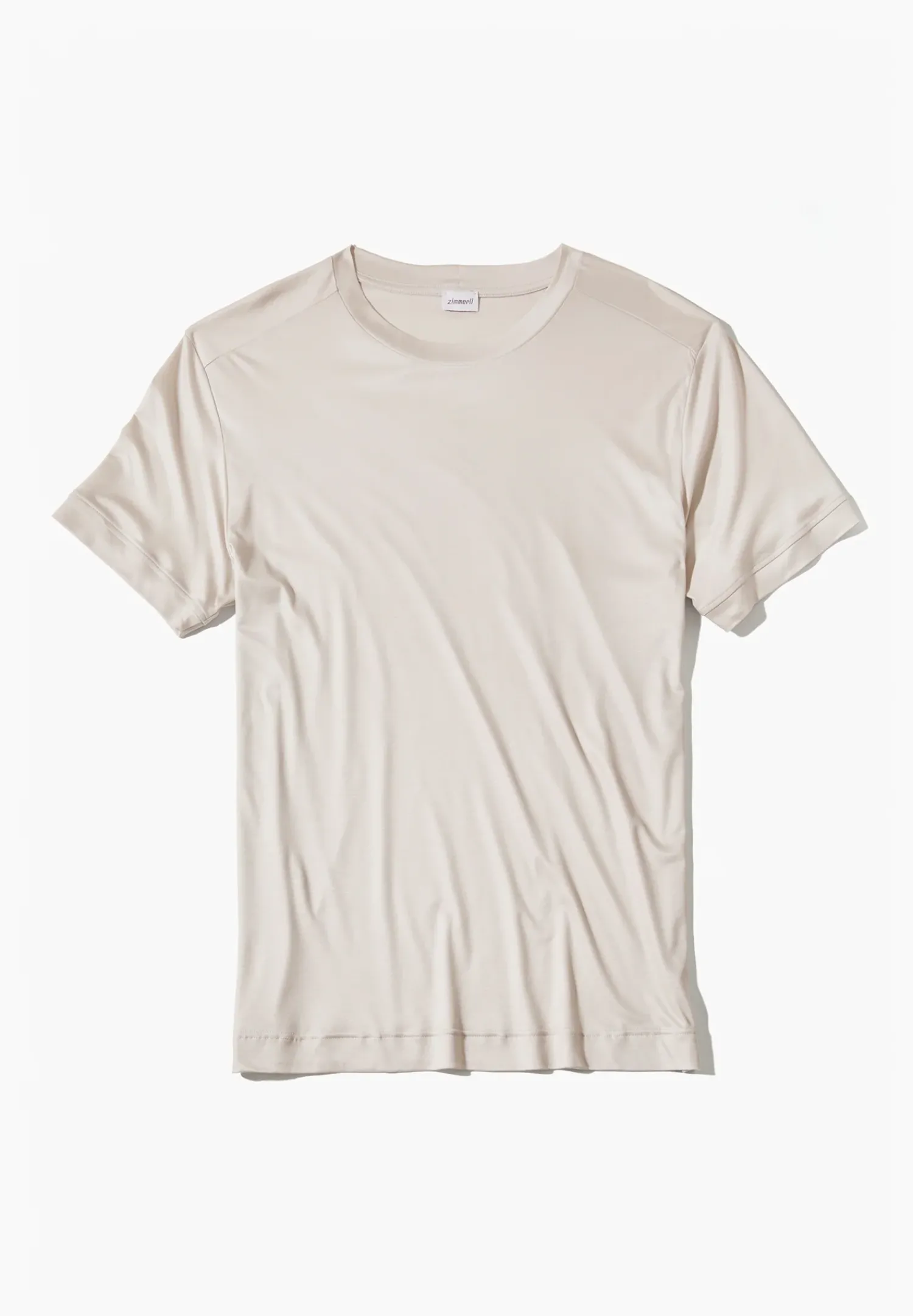 Zimmerli T-Shirts>Sustainableluxury Shirtkurzarm-Lightgrey