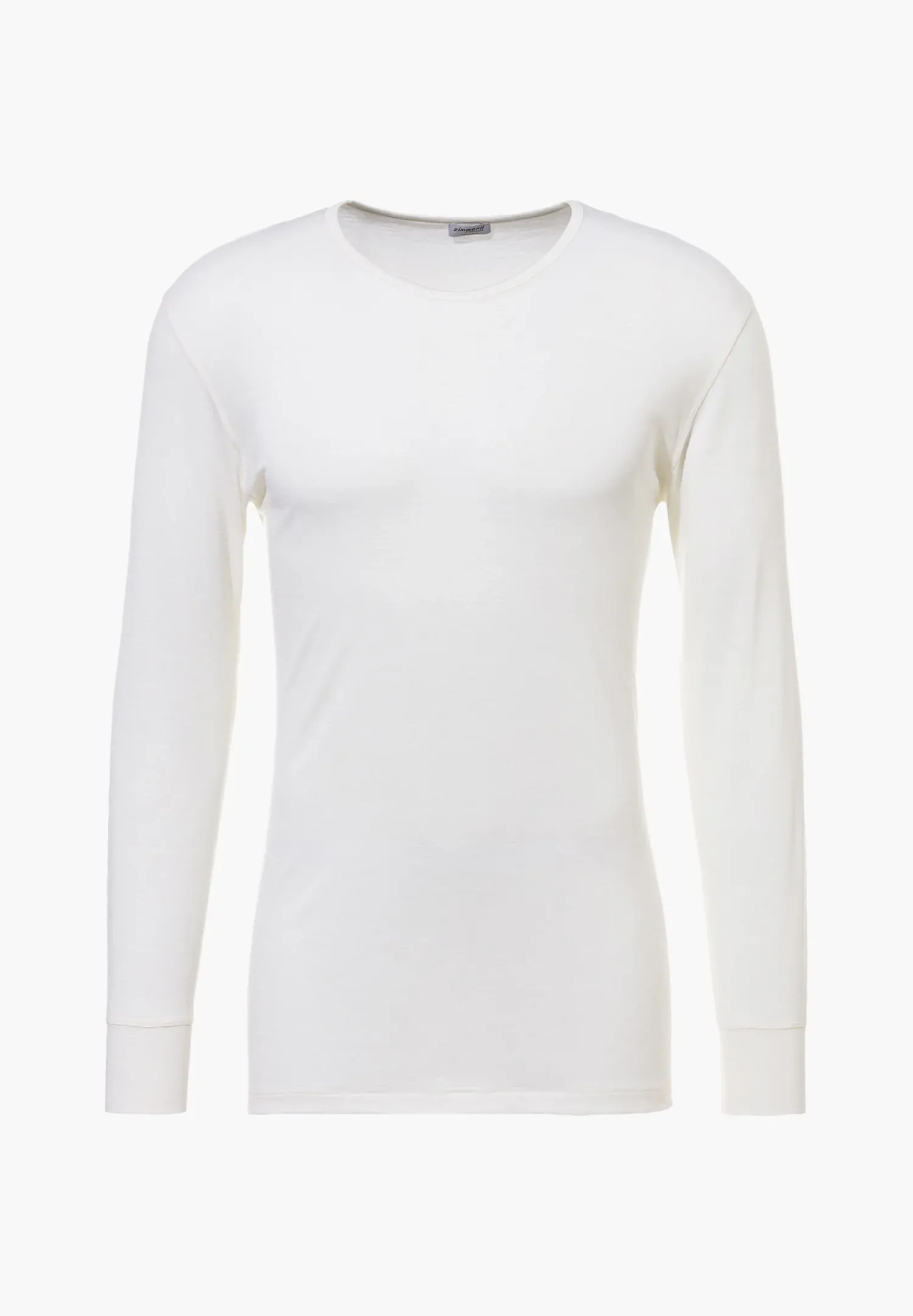 Zimmerli T-Shirts>Wool&Silk Shirtlangarm-Ecru